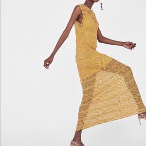 Zara Yellow Maxi Dress